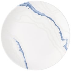 Churchill Inked Tide Accents Blue Coupe Plate 22cm/8.67" (Pack of 12)