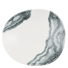 Churchill Inked Tide Black Opal Organic Bowl 23cm/9.1" 600ml/21oz (Pack of 12)