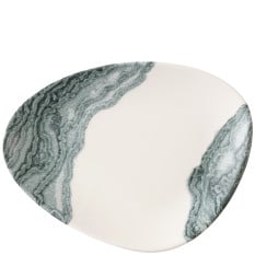 Churchill Tide Black Triangle Chefs Plate 26.5 x 20.5cm/10.4 x 8" (Pack of 12)