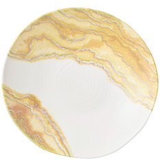 Churchill Inked Tide Gold Natural Coupe Bowl 22cm/8.67" (Pack of 6)