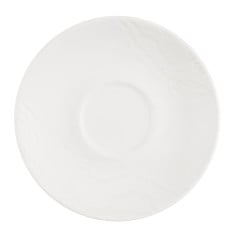 Churchill Inked Tide White Cafe Cappuccino Saucer 15.6cm/6.1" (Pack of 12)