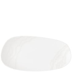 Churchill Inked Tide White Opal Organic Oblong Platter 35 x 15cm (Pack of 12)