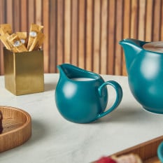 GenWare Porcelain Matt Teal Jug 140ml/5oz (Pack of 6)
