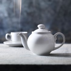Steelite Simplicity White Teapot 425ml/15oz (Pack of 6)