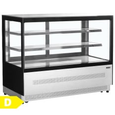 Tefcold Flat Patisserie Serve Over Display Fridge 1705mm