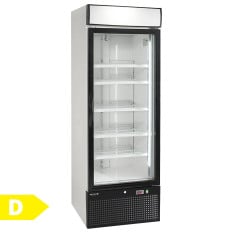 Tefcold Upright Display Freezer With Canopy White 515 Litre