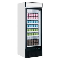 Tefcold Upright Display Freezer With Canopy White 515 Litre
