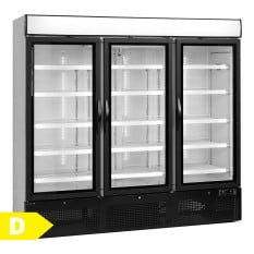 Tefcold Upright Triple Door Display Fridge White 1784 Litre