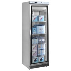 Tefcold Upright Single Glass Door Display Freezer 400 Litre