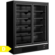 Tefcold Glass Door Freezer Black 1646 Litre