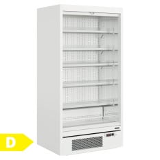 Tefcold Multideck Display Fridge White 1018mm