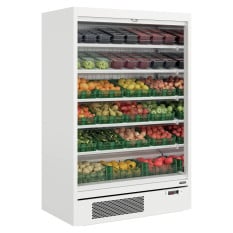 Tefcold Multideck Display Fridge White 1330mm