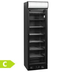 Tefcold Upright Display Freezer Black 300 Litre