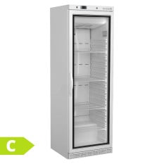 Tefcold Upright Display Freezer White 400 Litre