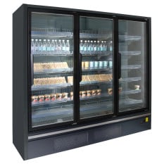 Tefcold Glass Triple Door Display Freezer 2710 Litre