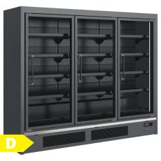 Tefcold Glass Triple Door Display Freezer 2468 Litre