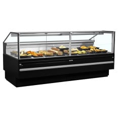 Tefcold Flat Glass Serve Over Counter 2500 x 825mm