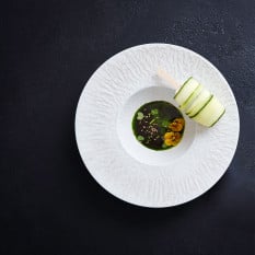 Costa Verde Tense Wide Rim Gourmet Plate 25cm/9.8" (Pack of 4)