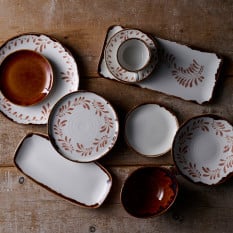 Dudson Harvest Mediterranean Terracotta Rectangular Plate 27 x 16cm/10.63 x 6.25" (Pack of 12)