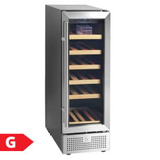 Tefcold Slimline Undercounter Wine Fridge 19 Bottles 80 Litre