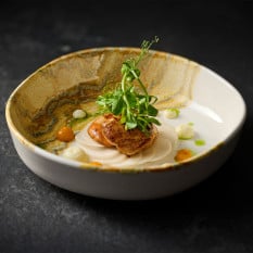 Churchill Tide Gold Organic Walled Bowl 20cm/7.8" (Pack of 6)