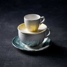 Churchill Tide Gold Cafe Espresso Coffee Cup 10cl/3.5oz (Pack of 12)