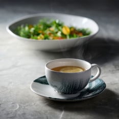 Churchill Tide Black Cafe Cappuccino Coffee Cup 22.7cl/8oz (Pack of 12)