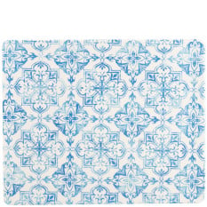 GenWare Melamine Blue Talavera GN 1/2 Platter 32.5 x 26.5cm