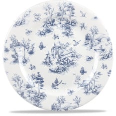 Vintage Prints Prague Toile Profile Plate 12"