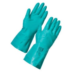 Supertouch Nitrile N15 Latex Free Washing Up Gloves Large