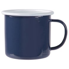 Enamel Mug Navy 375ml (Pack of 6)
