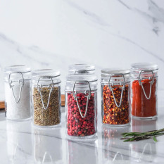 Glass Storage Jar 70ml (Pack of 6)