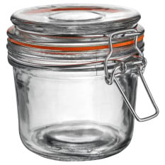 Glass Storage Jar 350ml (Pack of 6)