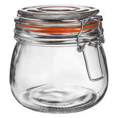 Glass Storage Jar 500ml (Pack of 6)