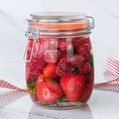 Glass Storage Jar 750ml (Pack of 6)