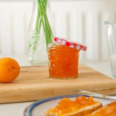 Glass Jam Jar with Lid 90ml (Pack of 24)