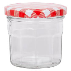 Glass Jam Jar with Lid 130ml (Pack of 24)