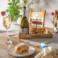 Serving Tray Square Gold 33cm (Pack of 6)