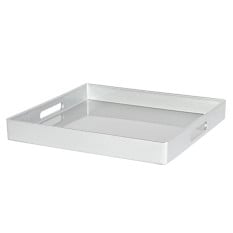 Serving Tray Square Silver 33cm (Pack of 6)