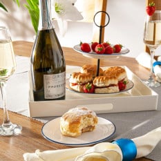 Serving Tray Square White 33cm (Pack of 6)