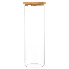 Glass Storage Jar with Cork Lid 2 Litre (Pack of 6)