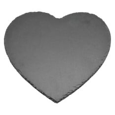 Natural Slate Placemat Heart Shape 25cm (Pack of 12)