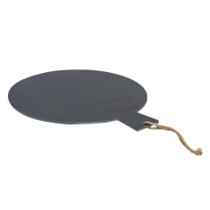 Rustic Slate Pizza Serving Platter with Rope 35cm (Pack of 6)