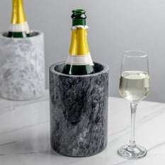 Marble Wine Cooler Black