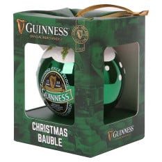Guinness Ireland Christmas Bauble 8cm Green