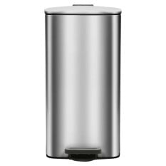 Kitchen Pedal Bin Square Stainless Steel 30 Litre