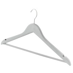 Wooden Coat Hanger Grey (Pack of 10)
