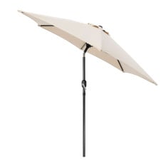 Tilting Garden Parasol Natural 2.3M