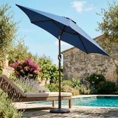 Tilting Garden Parasol Navy 2.3m
