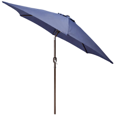 Tilting Garden Parasol Navy 2.7M 
